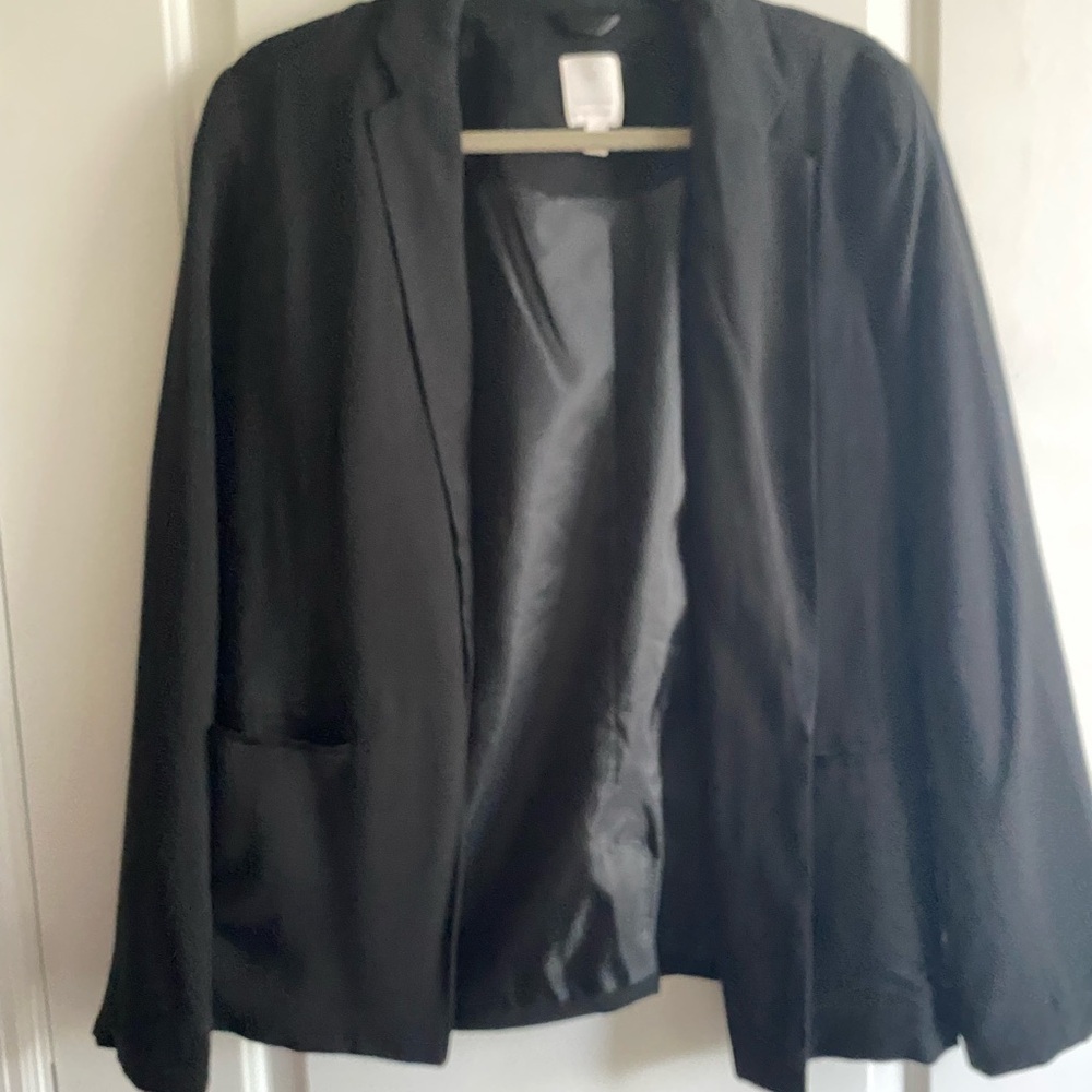 LC Lauren Conrad Classic Black Blazer